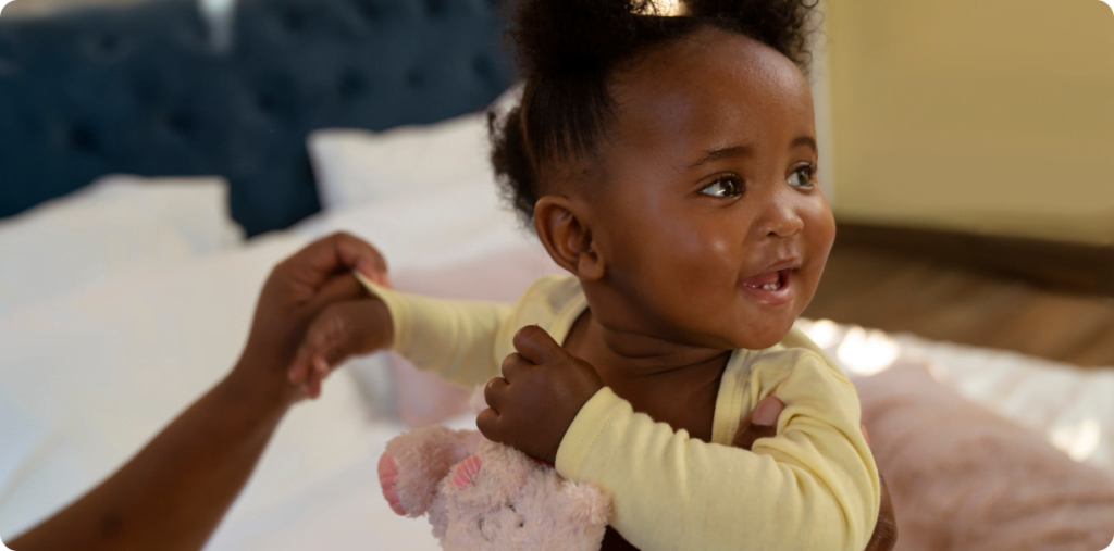 Little girl smiling