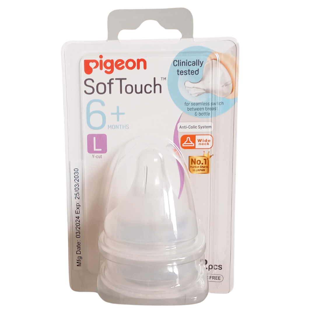 SofTouch Wide Neck 2 Nipple ２Pcs(WN2)