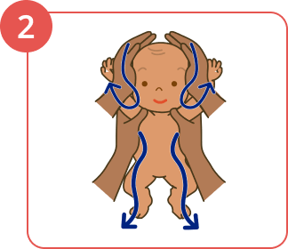 Baby massage - Illustration 2