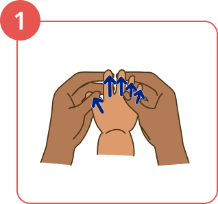 Hand massage - Illustration 1