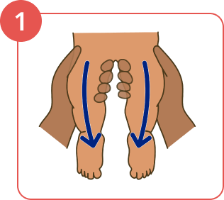 Leg massage - Illustration 1